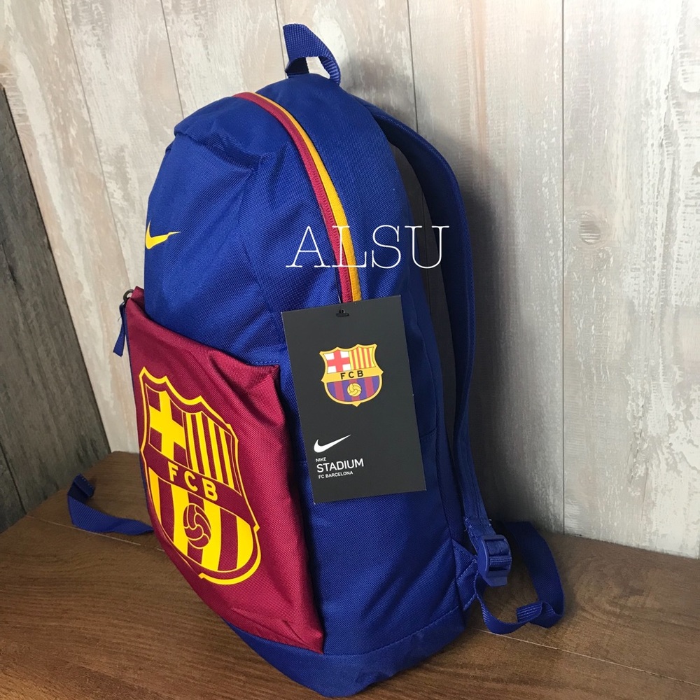 Nike Stadium Backpack FC Barcelona Blue Unisex - Picture 2 of 8